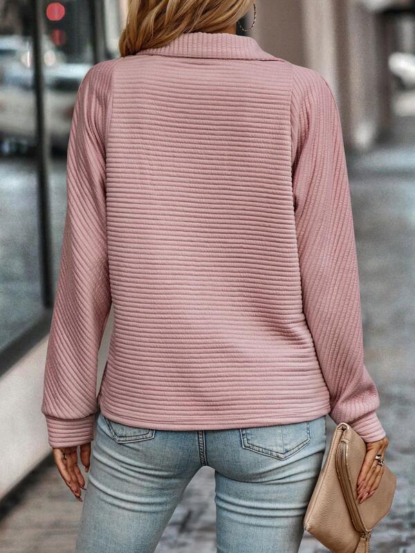Adeline | Stylish Damen V-Ring Pullover