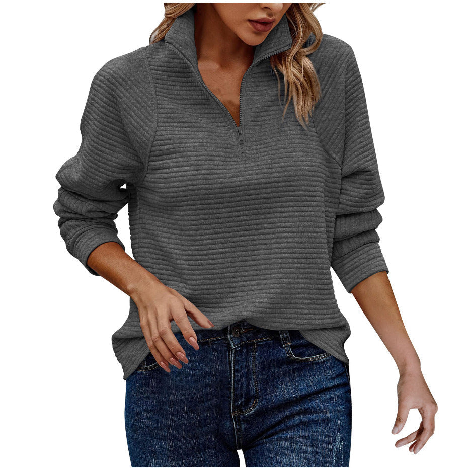 Adeline | Stylish Damen V-Ring Pullover