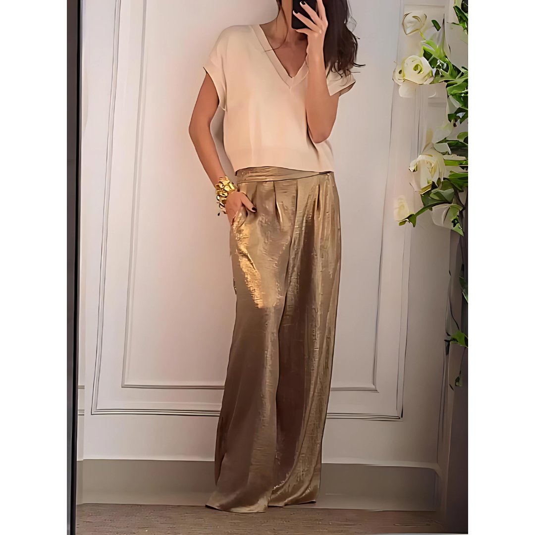 Cruz | Elegant High-Waist Trousers