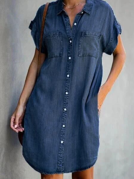 Lotte | Urbanes Denim-Kleid