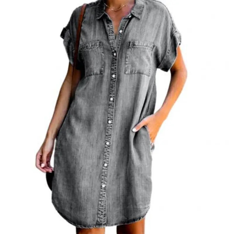 Lotte | Urbanes Denim-Kleid