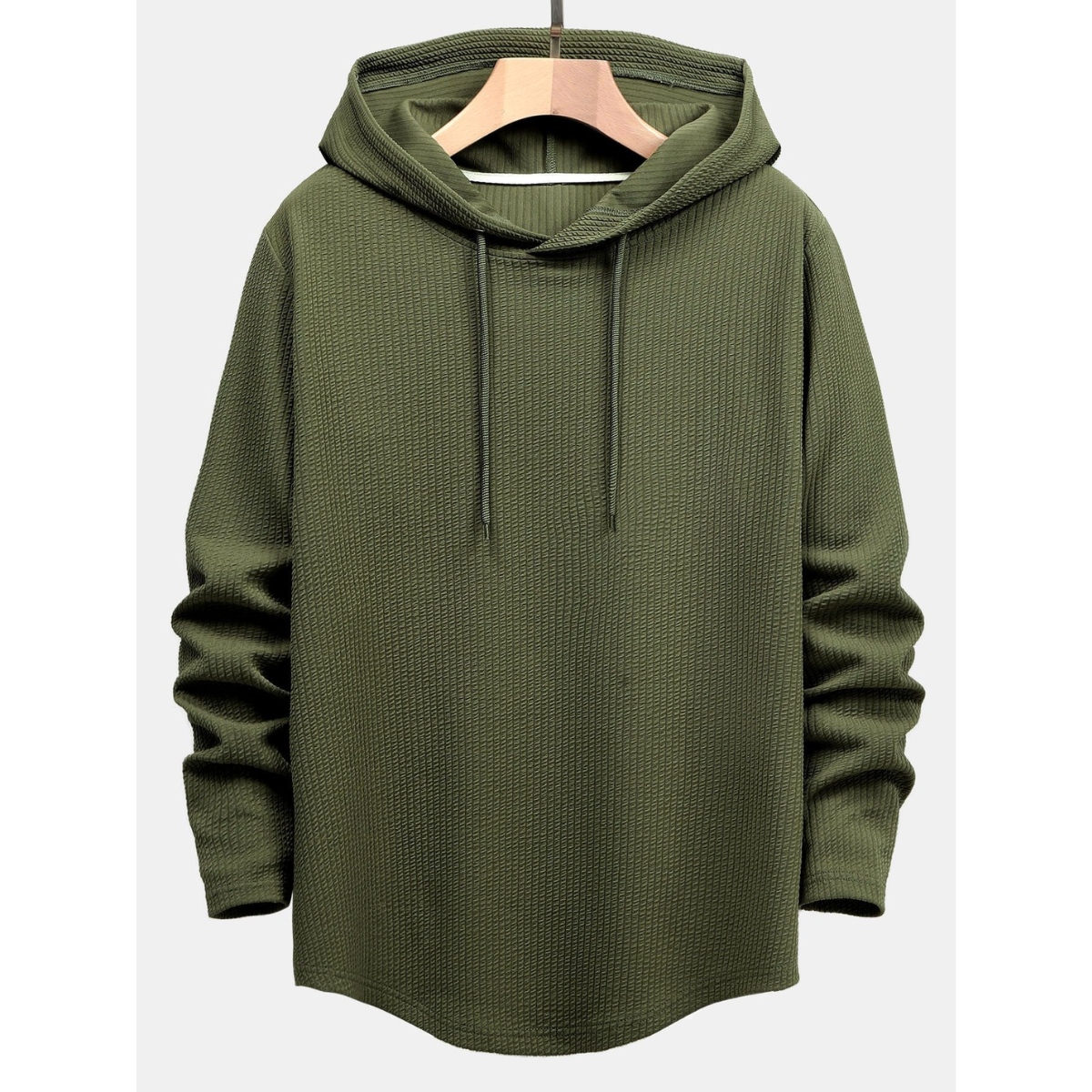 Colson | Long Fit Gerippter Hoodie