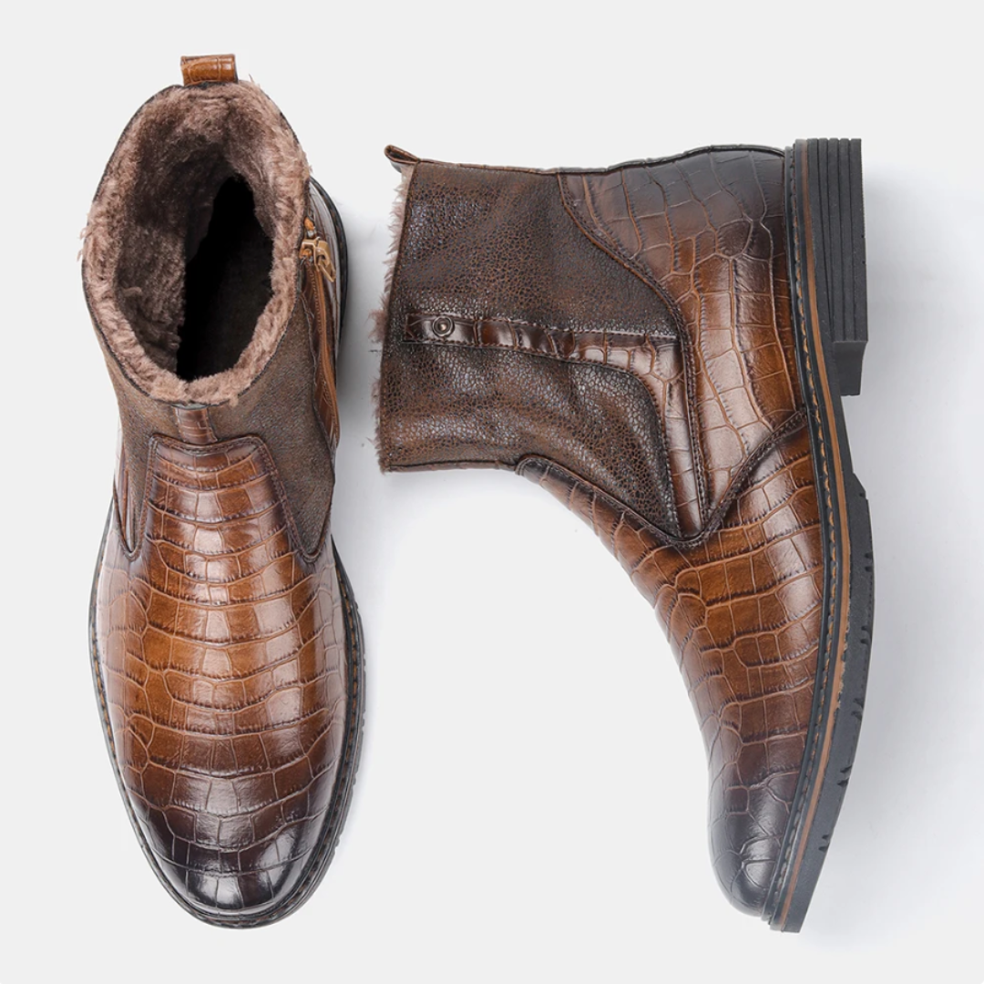 Davidson | Warme Herren Lederstiefel