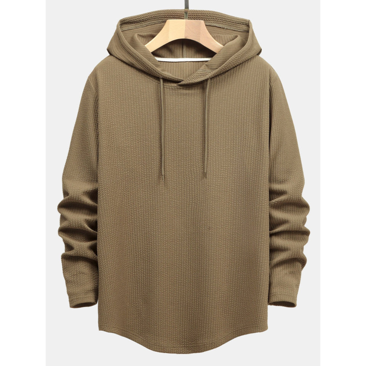 Colson | Long Fit Gerippter Hoodie