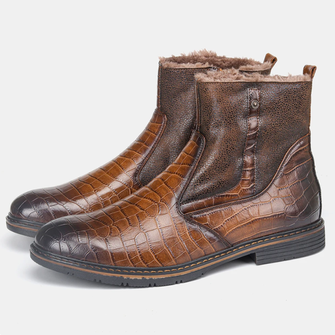 Davidson | Warme Herren Lederstiefel