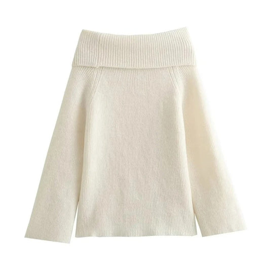Athena | Eleganter Pullover ohne Schulter für Frauen
