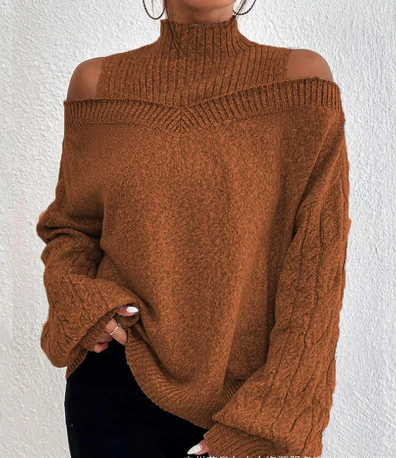 Lydia | Trendiger Off-Shoulder-Pullover für Damen