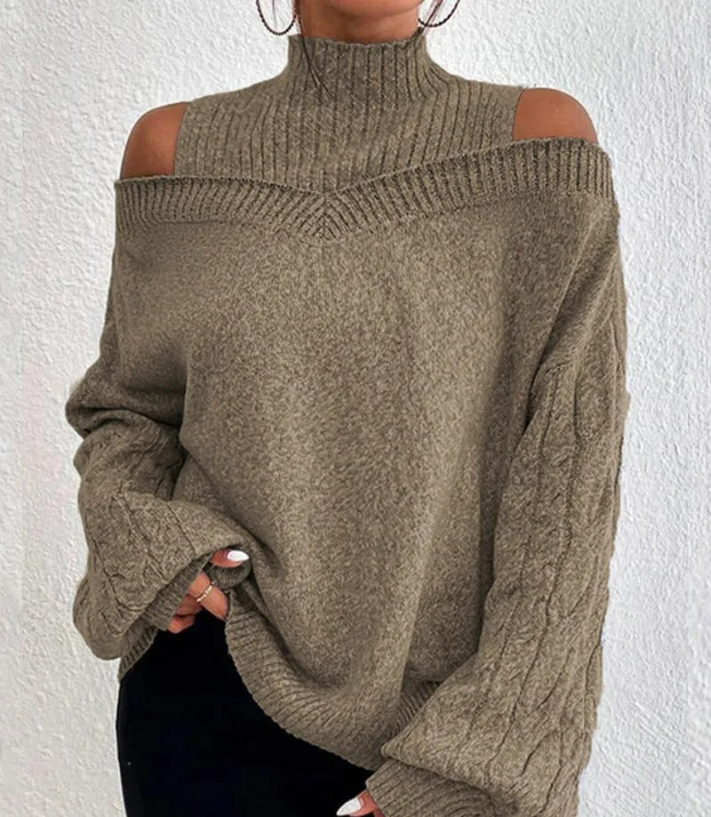 Lydia | Trendiger Off-Shoulder-Pullover für Damen