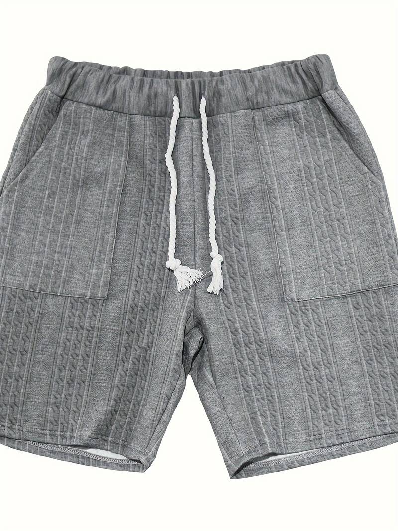 Halli | Lässiger Jacquard-Shorts-Anzug für Herren