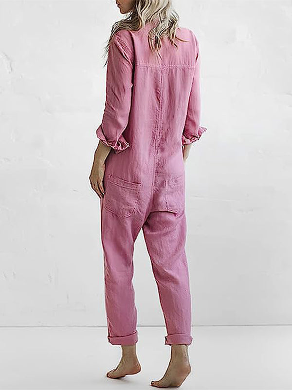 Nova | Lässiger langärmeliger Jumpsuit