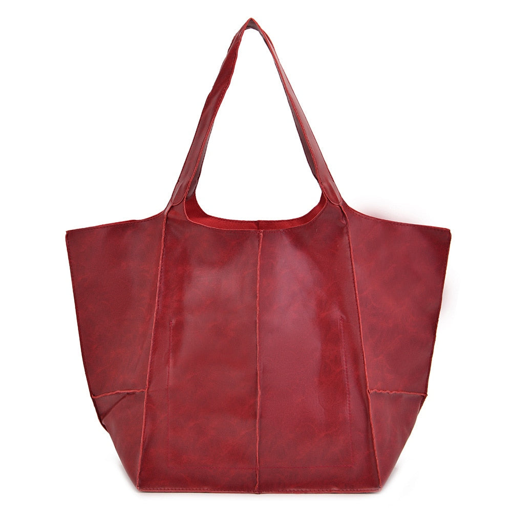 Liva | Geräumige Lederhandtasche