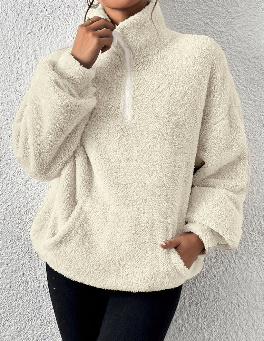 Amara | Flauschiger Fleecepullover