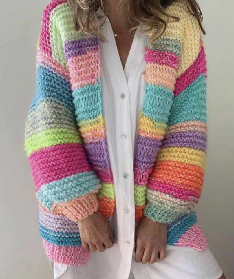 Anita | Rainbow Strickjacke