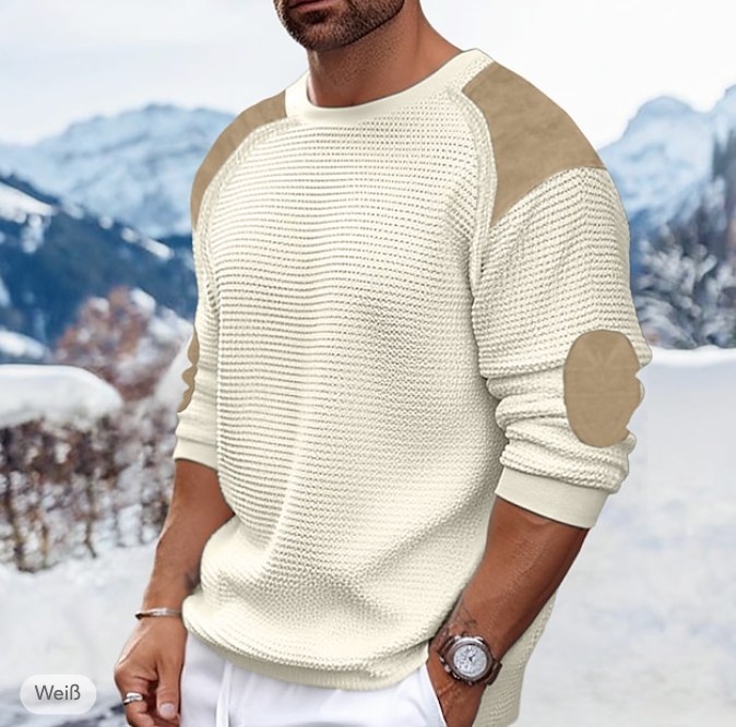 CALVIN - Stylischer Baumwoll-Pullover für Herren (italienisches Design)