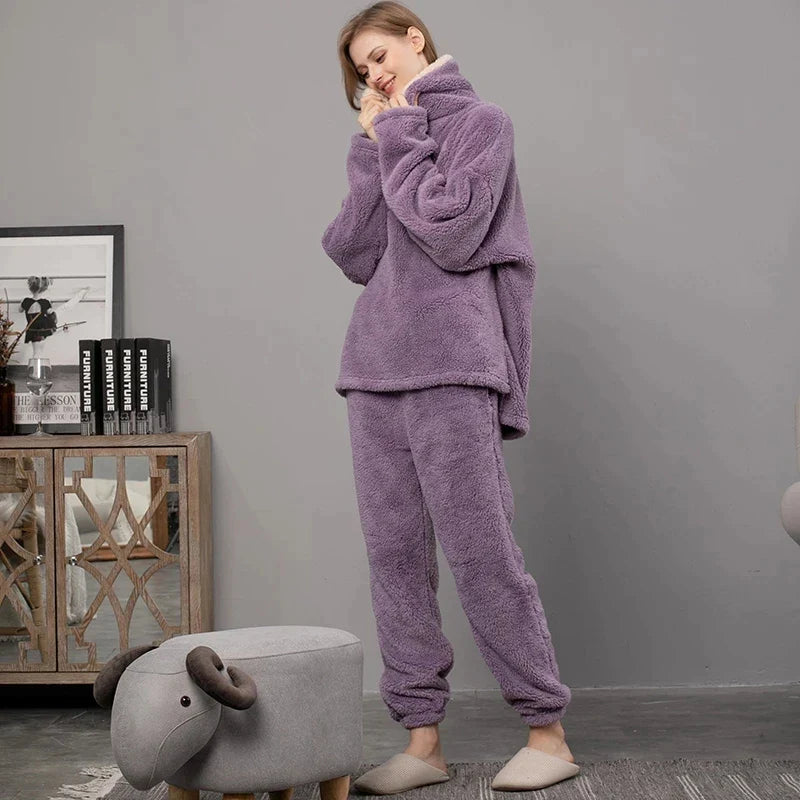 Dani - Damen-Fleece-Pyjama-Set | Senken Sie Ihre Energierechnung!