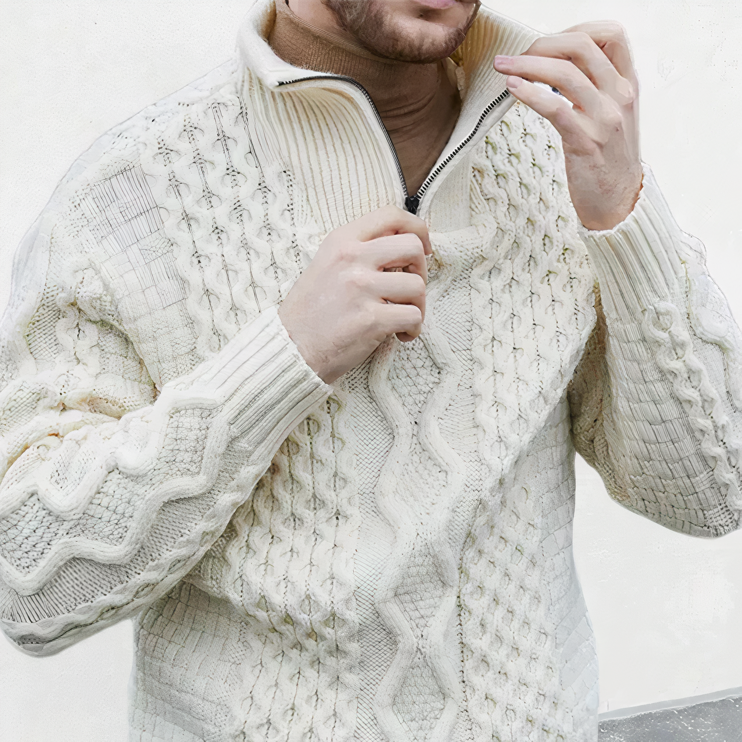 Fraser | Winterpullover mit hohem Kragen