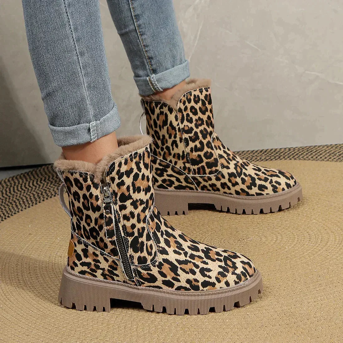 Larissa | Stylische Leopardenstiefel