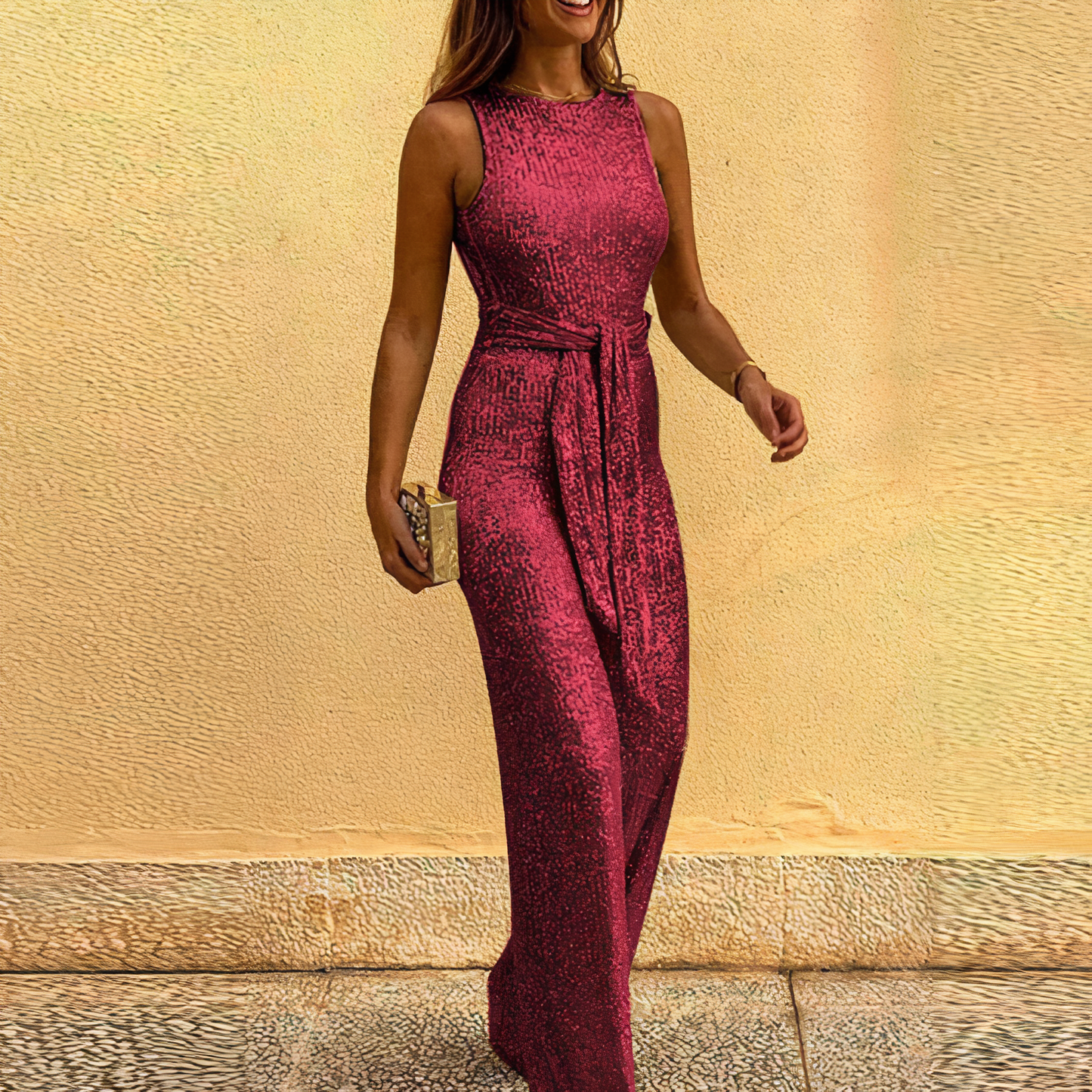 Thea | Jumpsuit mit Glitzer