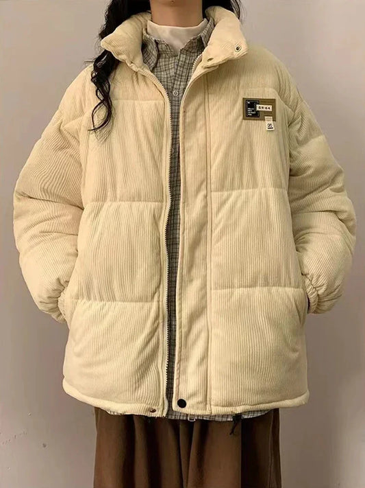 Merle | Vintage Cord Hose Parka für Frauen