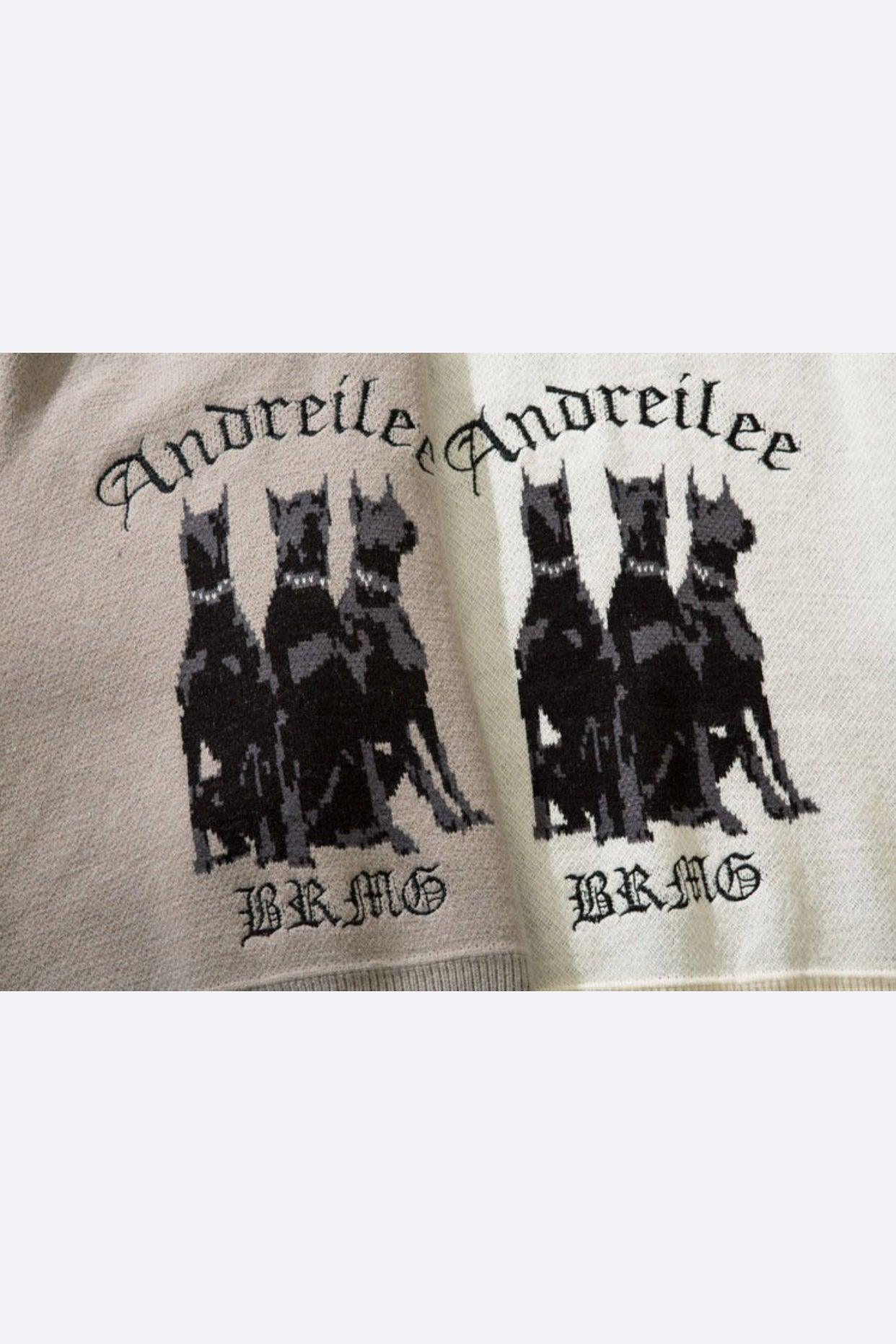 Aandreilee | Pullover für Männer mit Hundedruck