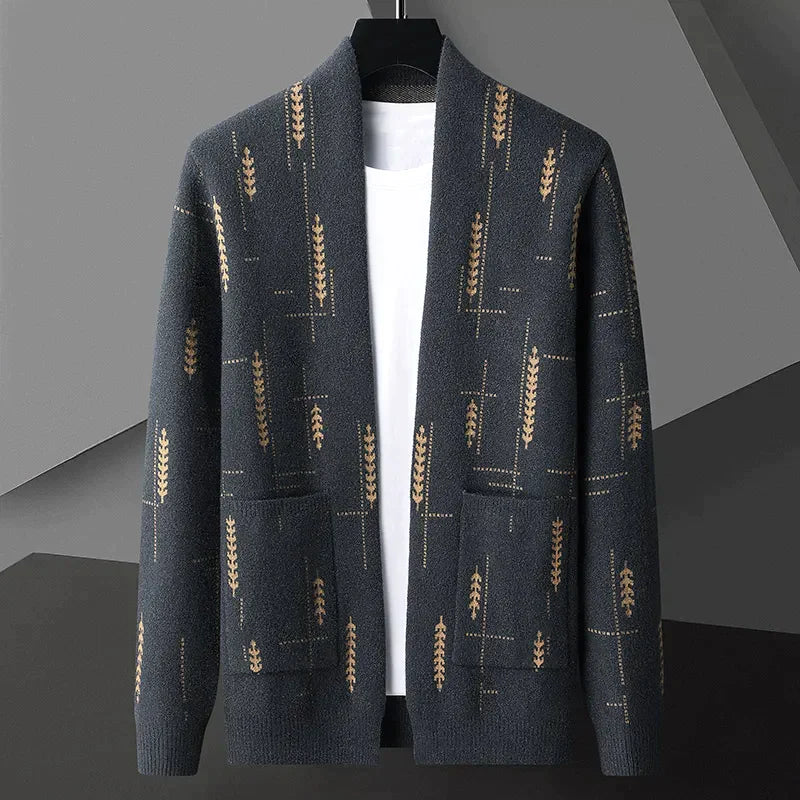 Reid | Legacy Jacquard-Strickjacke