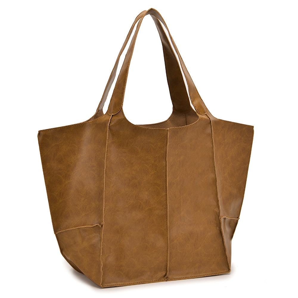 Liva | Geräumige Lederhandtasche