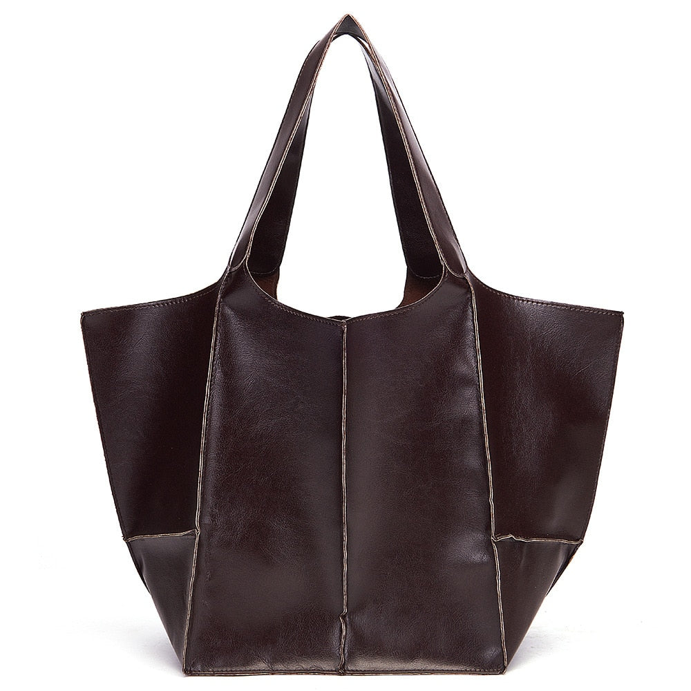 Liva | Geräumige Lederhandtasche