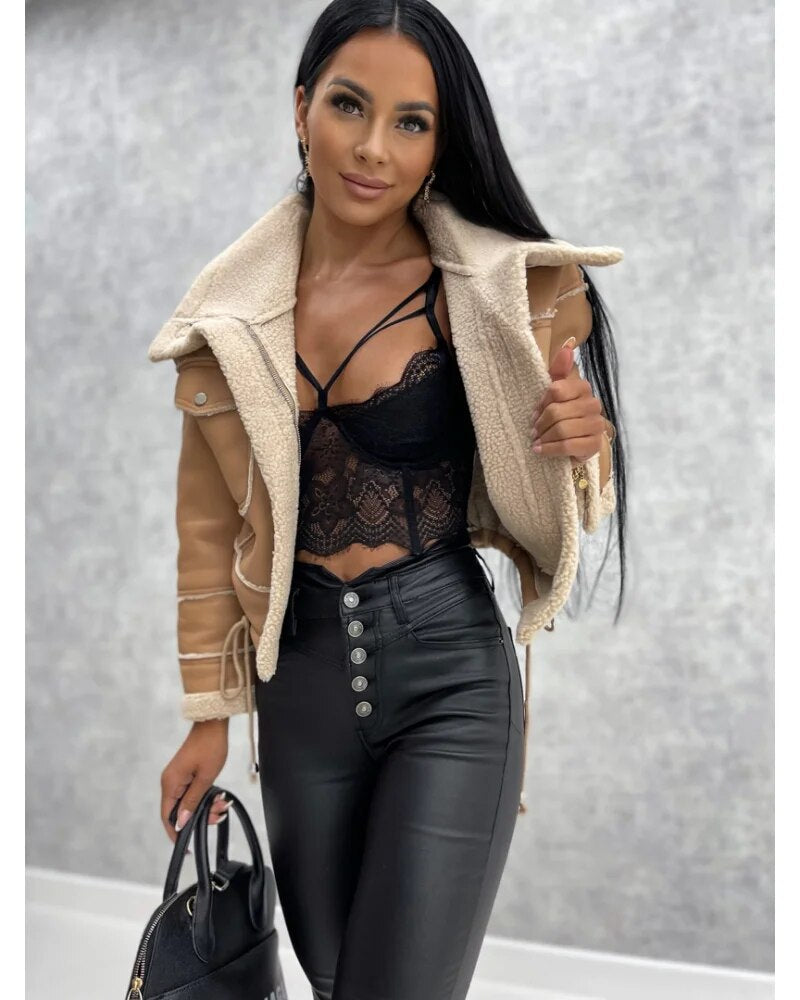 Chloe | Luxuriöse Lederjacke