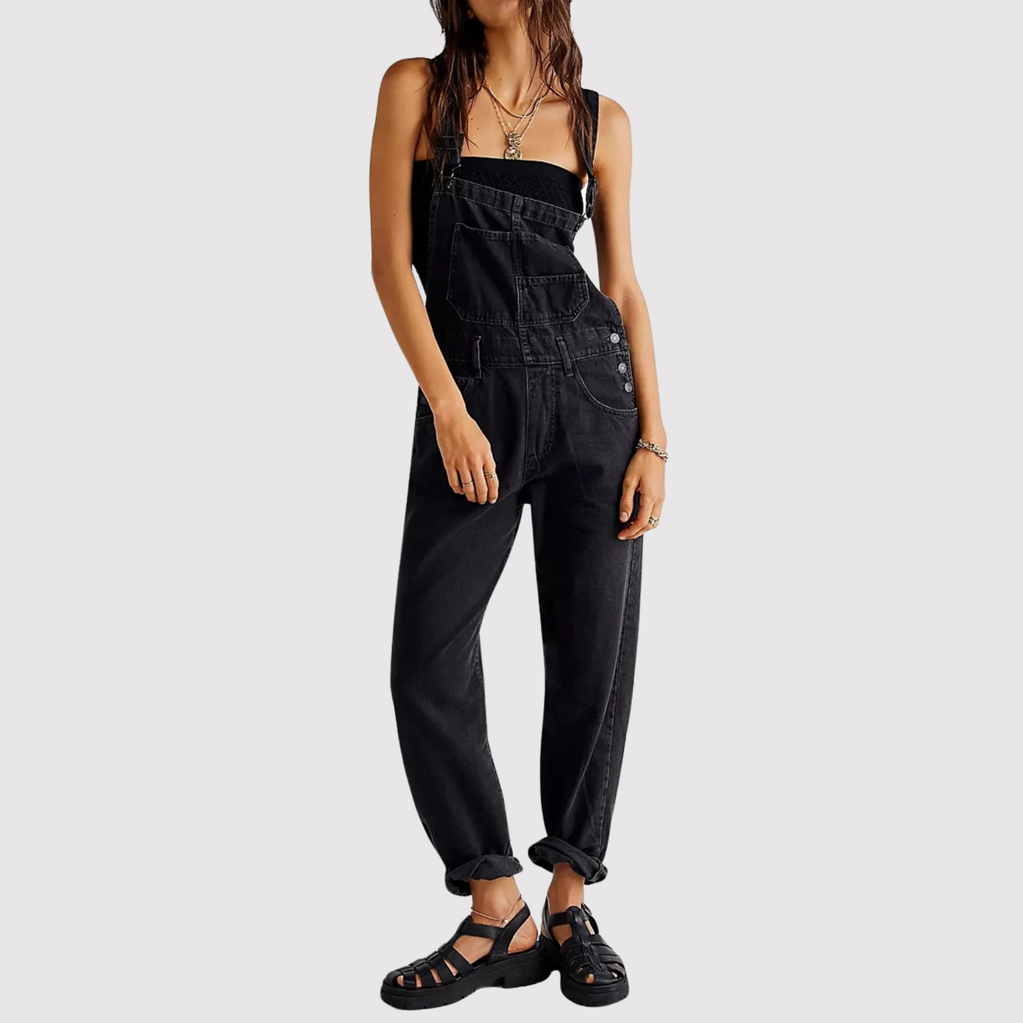 Pru | Denim Jumpsuit