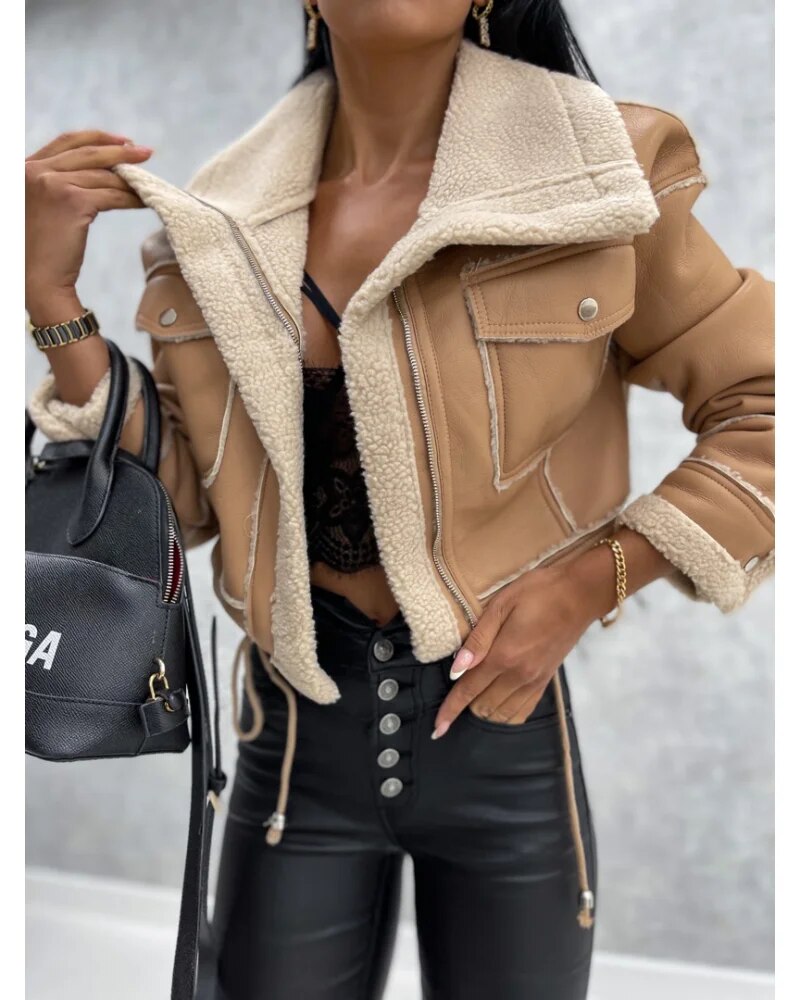 Chloe | Luxuriöse Lederjacke