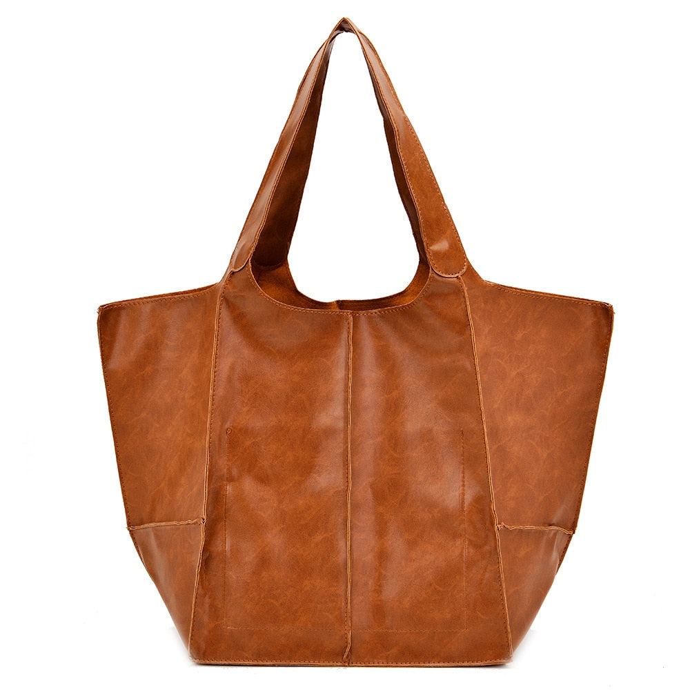 Liva | Geräumige Lederhandtasche
