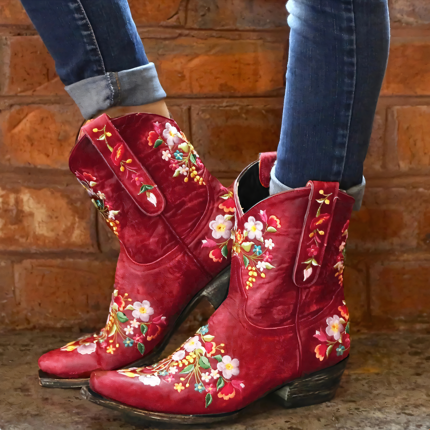 Jie | Wetterfeste Cowgirl Vintage Stiefel