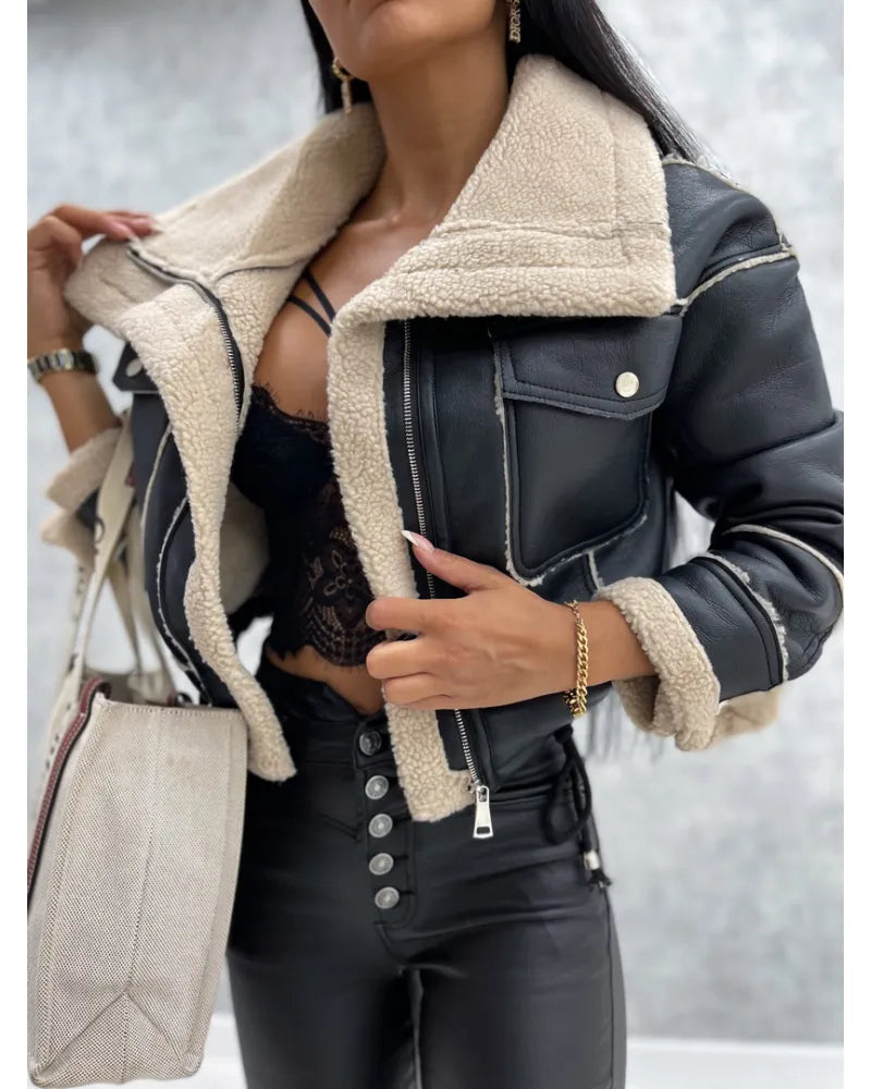 Chloe | Luxuriöse Lederjacke