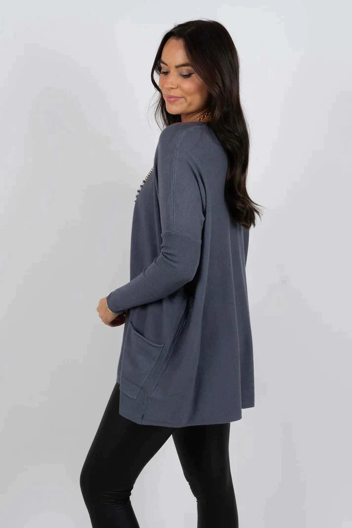 Camilla | Baggy Herbst Pullover