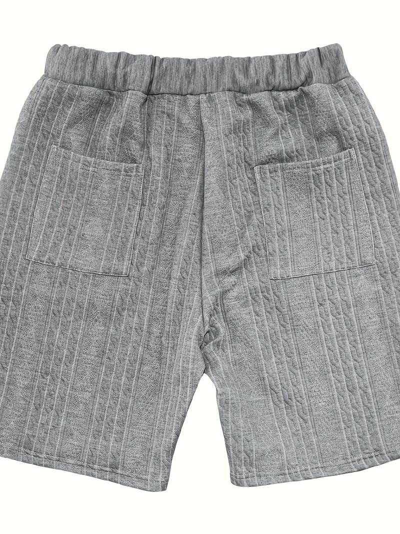 Halli | Lässiger Jacquard-Shorts-Anzug für Herren