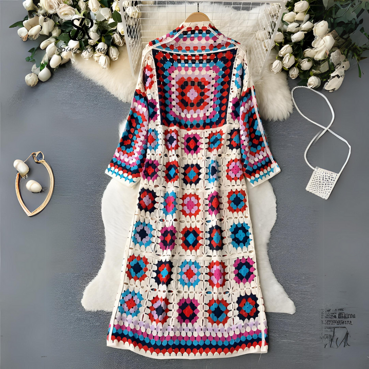 Hauwa | Bohemian Ethno Cardigan für Damen