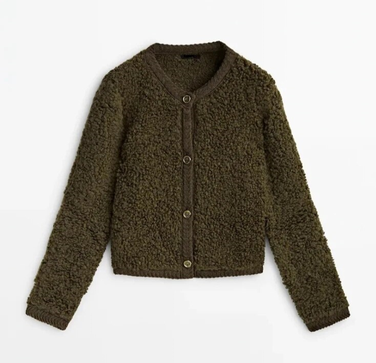 Aparna | Knitted Button Cardigan for Women