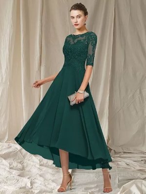 Dorothea | Elegantes Party-Maxikleid mit Spitze