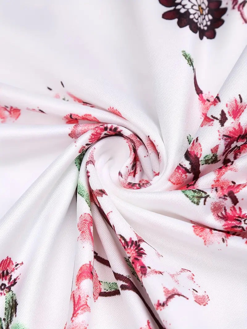 Haislee | lässig bedrucktes Set [Oberteil+Kleid]