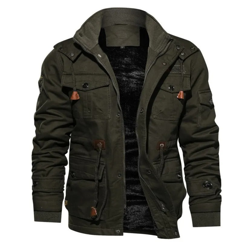 Leo | Men's Winter Tactical Jacken mit Kapuze