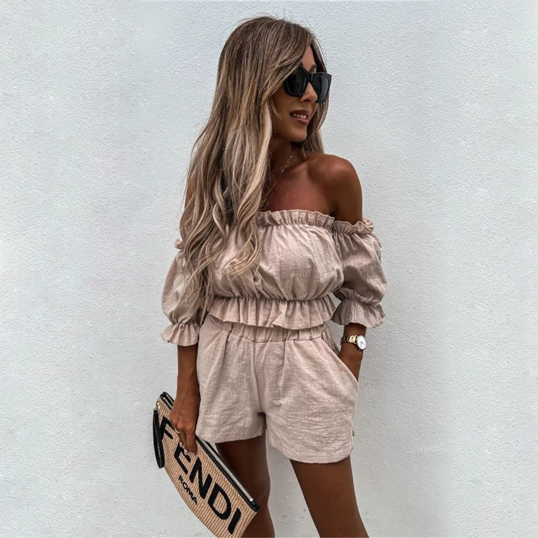 Keily | Sommertop und Shorts Set