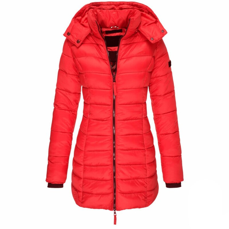 Elisa | Die beste und gemütlichste Daunenjacke mit Kapuze und Reißverschluss